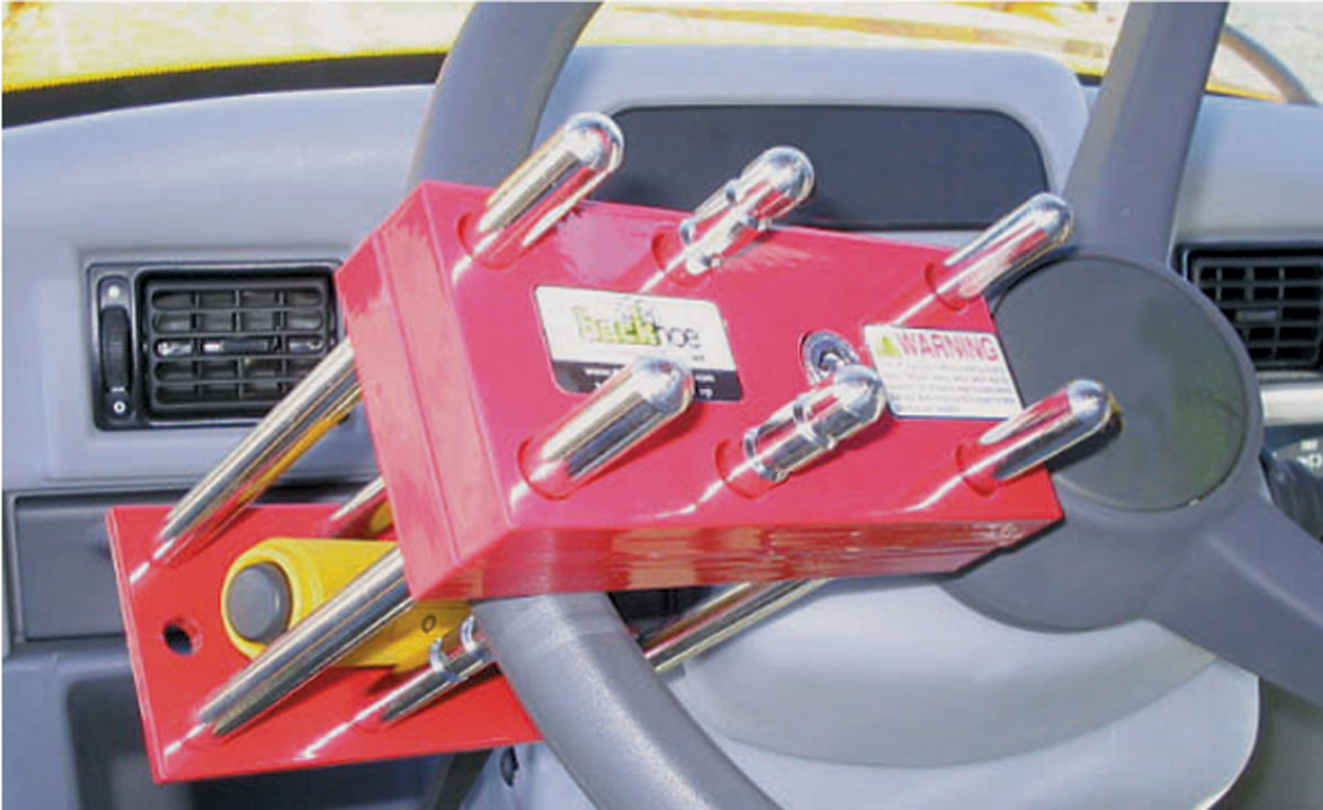 Backhoe Lock - Equipment Lock