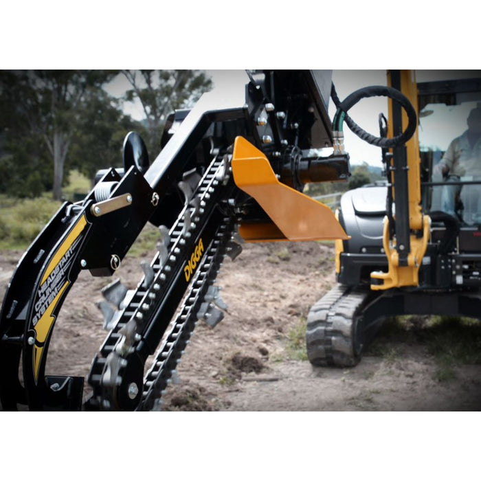 Bigfoot Trencher Skid Steer Attachment - Digga