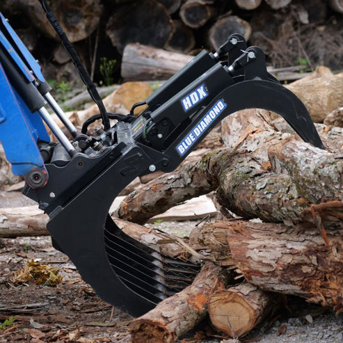 HDX 72" Root Grapple 75 HP - Blue Diamond