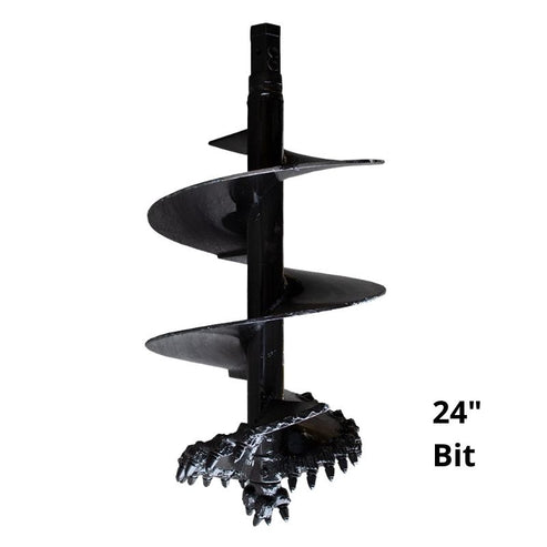 Rock Auger Bits for Skid Steers - Blue Diamond
