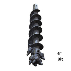 Rock Auger Bits for Skid Steers - Blue Diamond