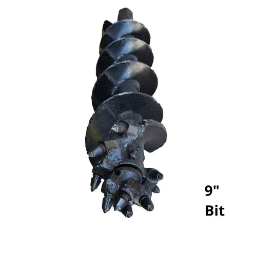 Rock Auger Bits for Skid Steers - Blue Diamond