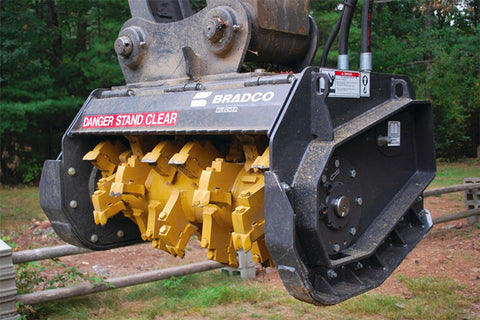 Series II Excavator Mulcher Attachment - Bradco