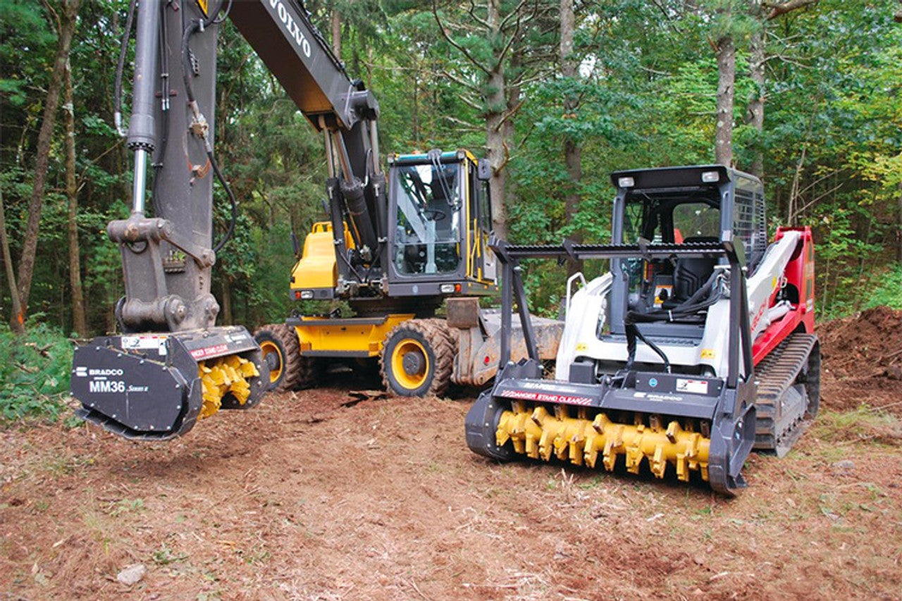 Series II Excavator Mulcher Attachment - Bradco