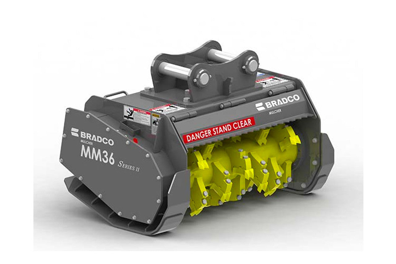 Series II Excavator Mulcher Attachment - Bradco