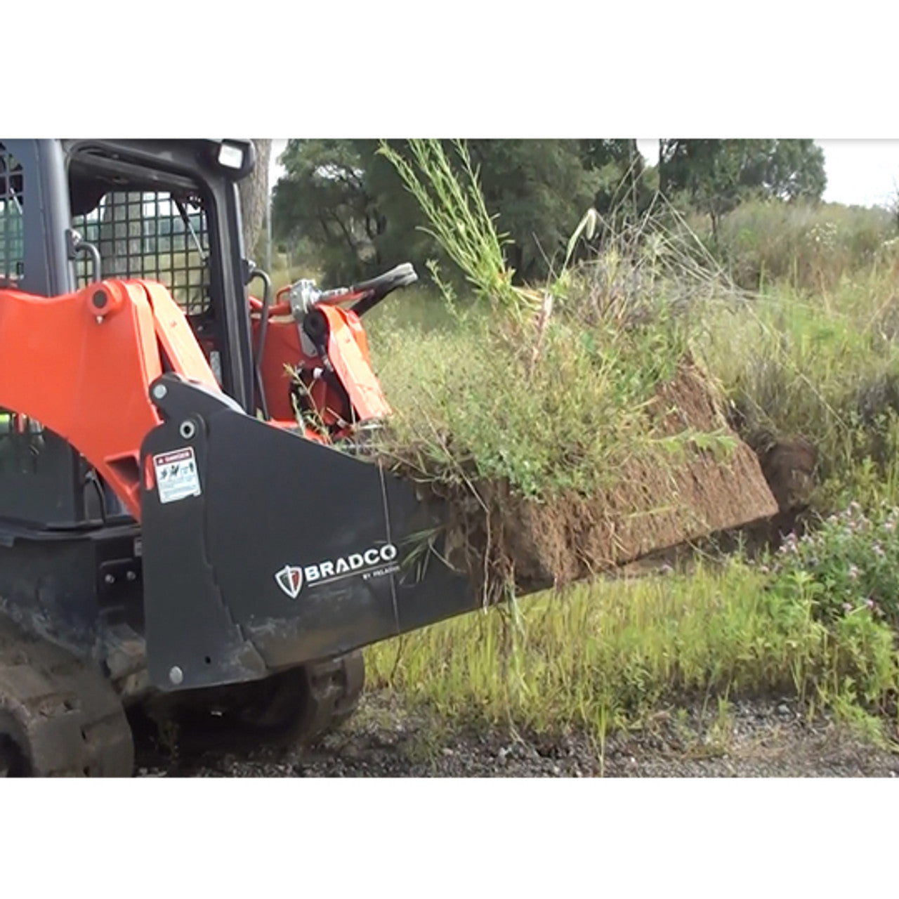 Skid Steer 4 In 1 Bucket Attachment - Bradco