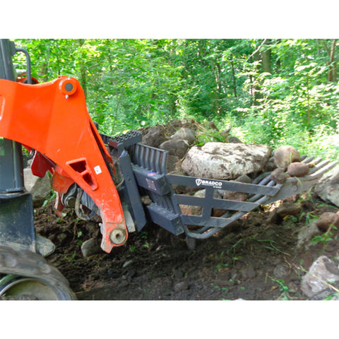 Skid Steer Rock Bucket - Bradco