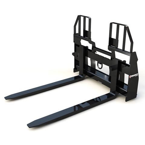 Skid Steer Walk Through Pallet Fork Attachment - Bradco