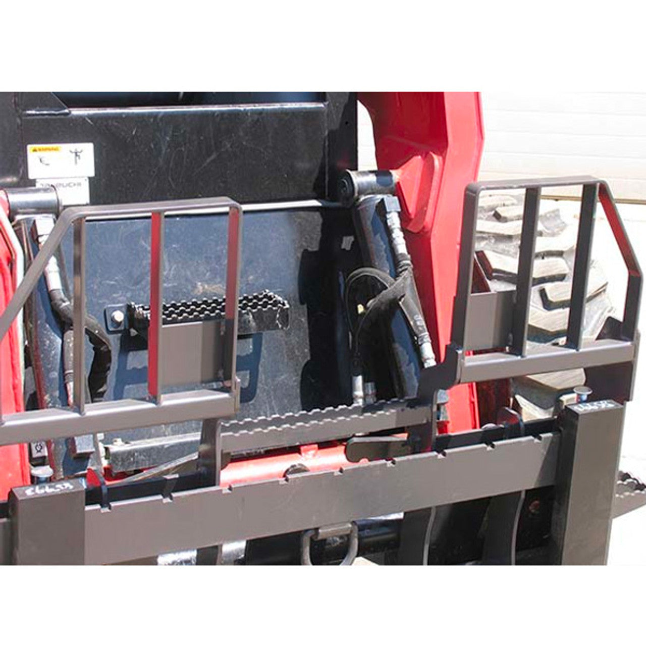 Skid Steer Walk Through Pallet Fork Attachment - Bradco