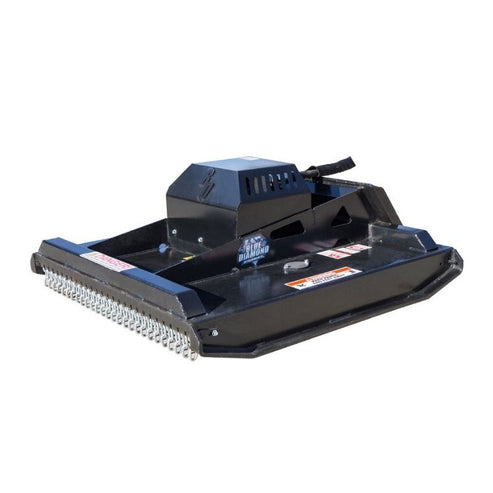 Mini Brush Cutter Closed Front for Skid Steer - Blue Diamond