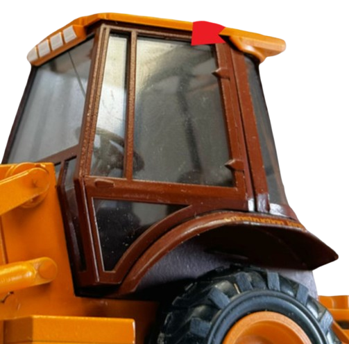 Case/New Holland Backhoe Cab Door Glass - Rear Left-Hand Swing-Out | Depco