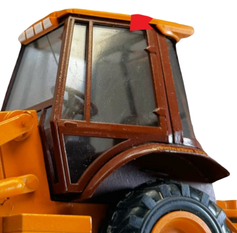 Case/New Holland Backhoe Cab Door Glass - Rear Left-Hand Swing-Out | Depco