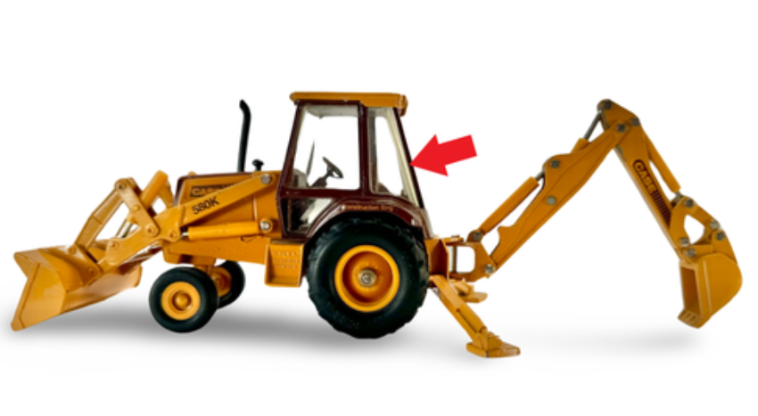 Case/New Holland Backhoe Cab Rear Left Hand Quarter Panel | Depco