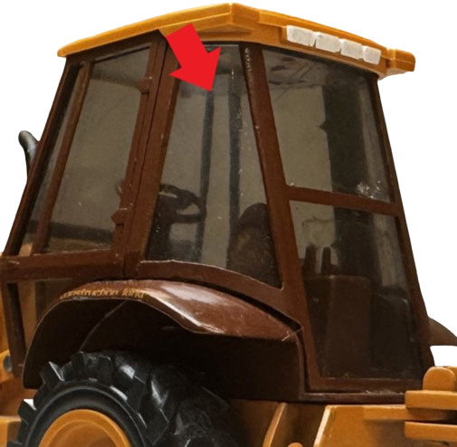 Case/New Holland Backhoe Cab Rear Left Hand Quarter Panel | Depco