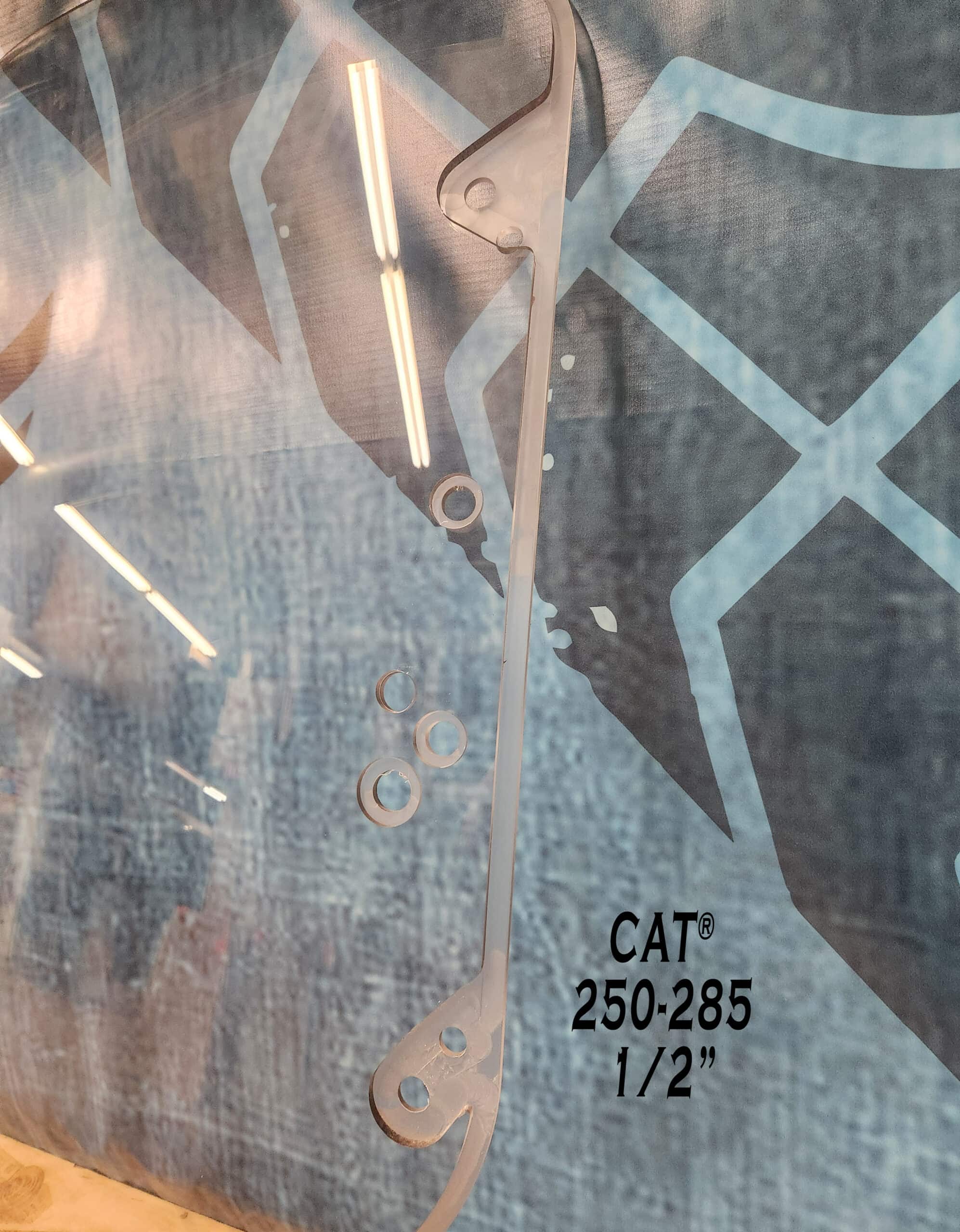 CAT Windshield Skid Steer 250-285 Series | Shields Lexan Polycarbonate