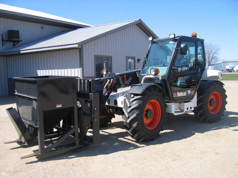 Concrete Hopper - Telehandler & Forklifts - Haugen Attachments