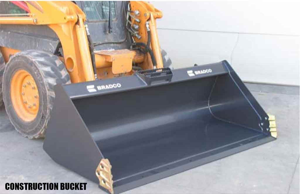 Construction Buckets For Skid Steer Loaders | Bradco By Paladin