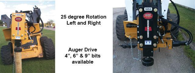 Dakota Post Driver for Skid Steers - Haugen Attachments