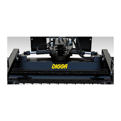 Digga power rake center pivot design above the drum