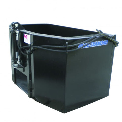 Heavy Duty Dispensing Bucket for Skid Steers - Blue Diamond