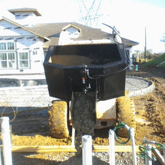 Heavy Duty Dispensing Bucket for Skid Steers - Blue Diamond