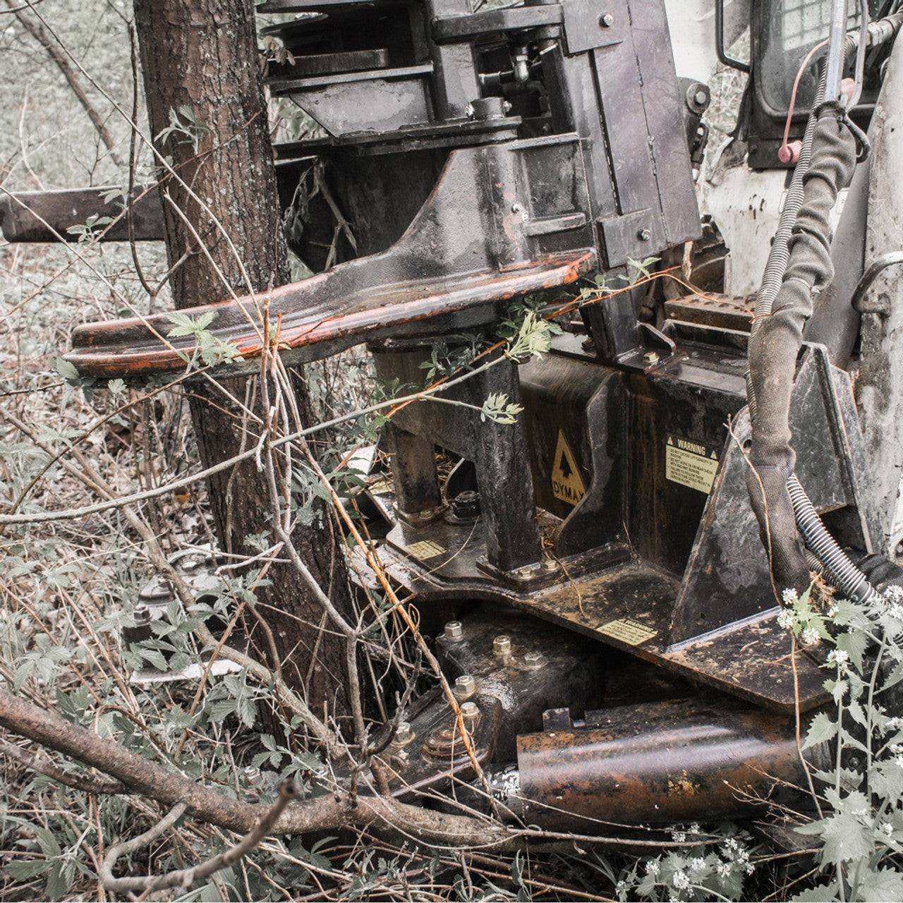 Timberwolf Forestry Grapple Tree Shear Attachment - Dymax