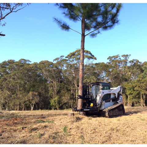 Timberwolf Forestry Grapple Tree Shear Attachment - Dymax