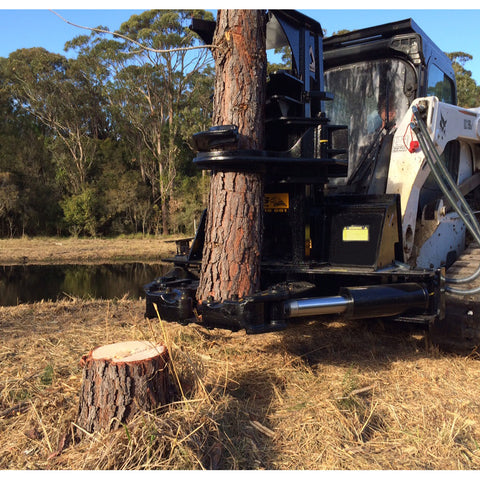 Timberwolf Forestry Grapple Tree Shear Attachment - Dymax