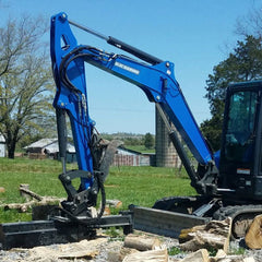 Excavator Log Splitter Attachment - Blue Diamond