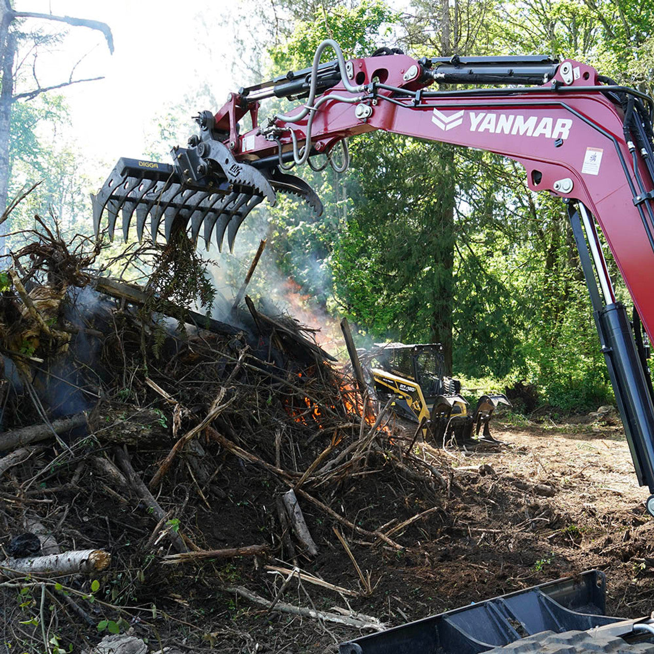Excavator Root Rake Attachment - Digga – eSkidSteer