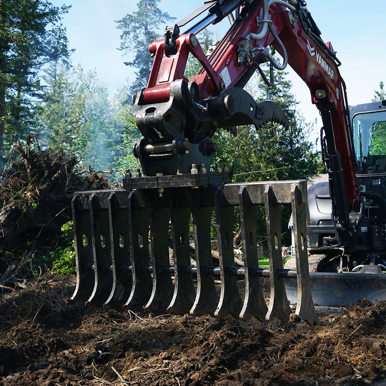 Excavator Root Rake Attachment - Digga