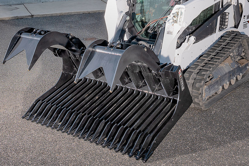 Extreme Duty Skid Steer Rock Grapple Bucket | McLaren Industries