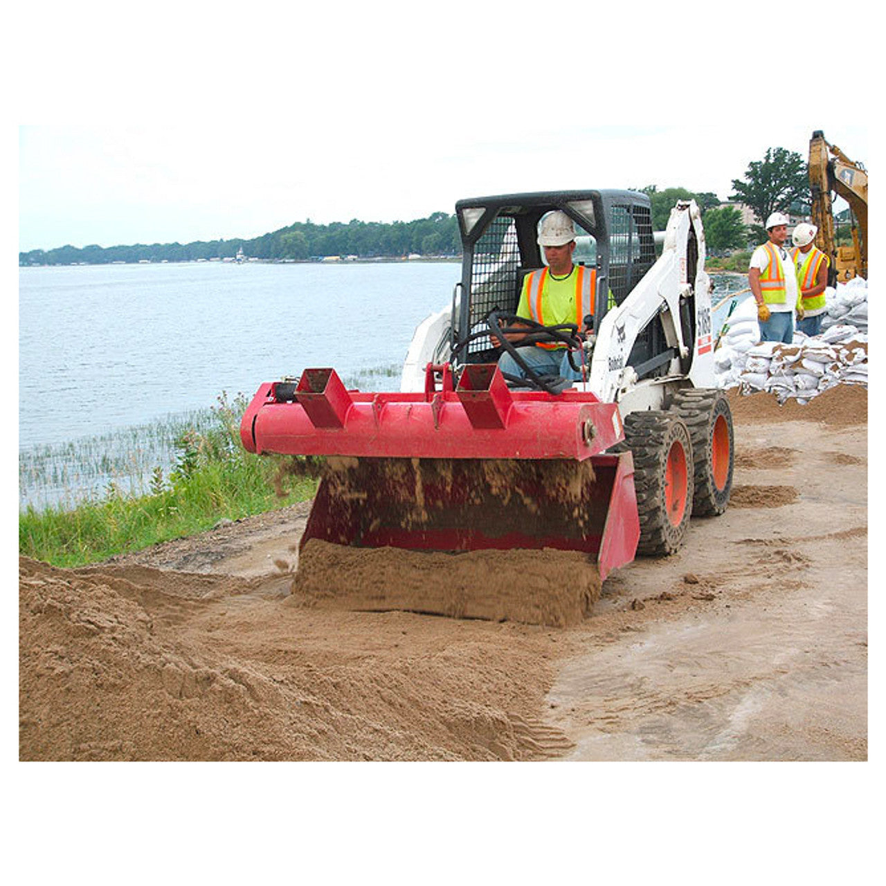 Skid Steer Speed Bagger Attachment - EZ SPOT UR