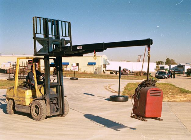 Forklift Mounted Jib Boom - Star Industries