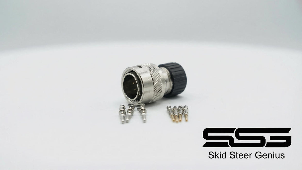 Trident 7 Pin Female Connector Kit - SG-KIT-TRIDENT-F-KIT - Skid Steer Genius