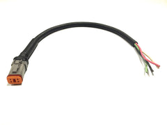 Genius - 7 Pin Controller Pigtail - 18" - Deutsch 4 Pin - Skid Steer Genius