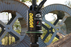 Digga auger drive with the HALO alignment ring fitted to the hood