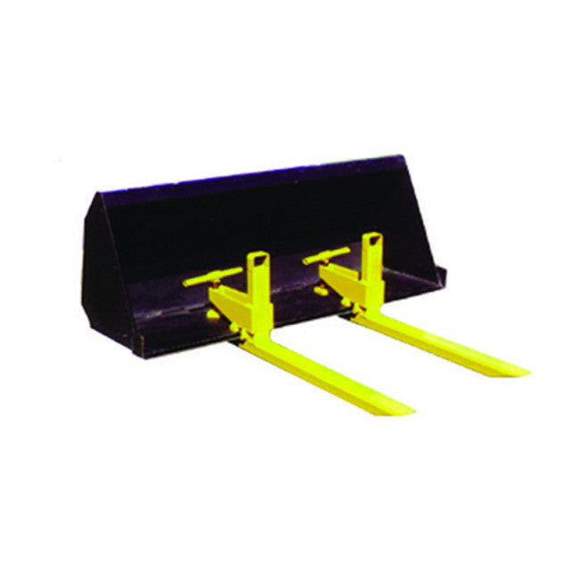 Clamp-On Bucket Forks - Haugen Attachments