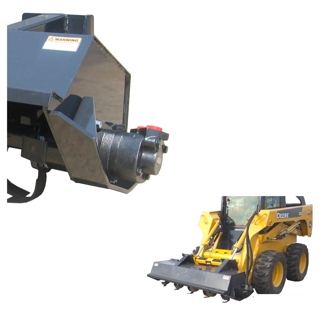 Skid Steer Rotary Tiller - Haugen Attachments