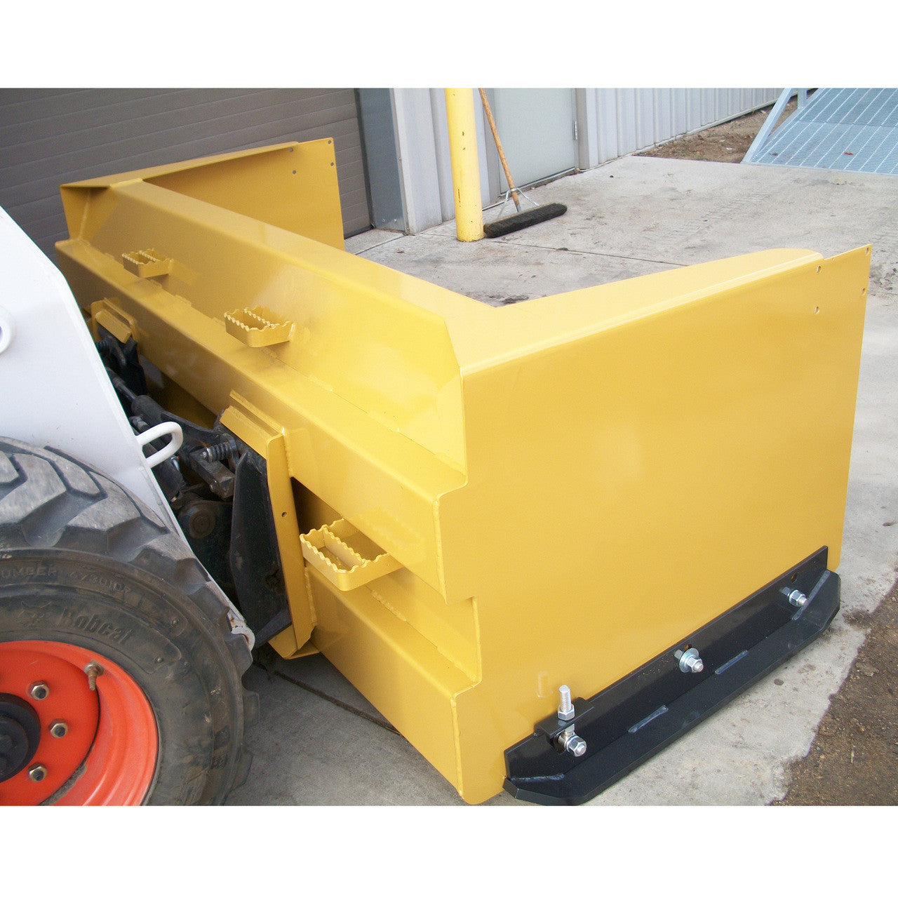 Skid Steer Snow Pusher Attachment - Haugen Attachments