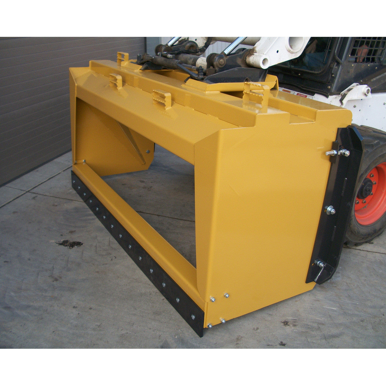 Skid Steer Snow Pusher Attachment - Haugen Attachments