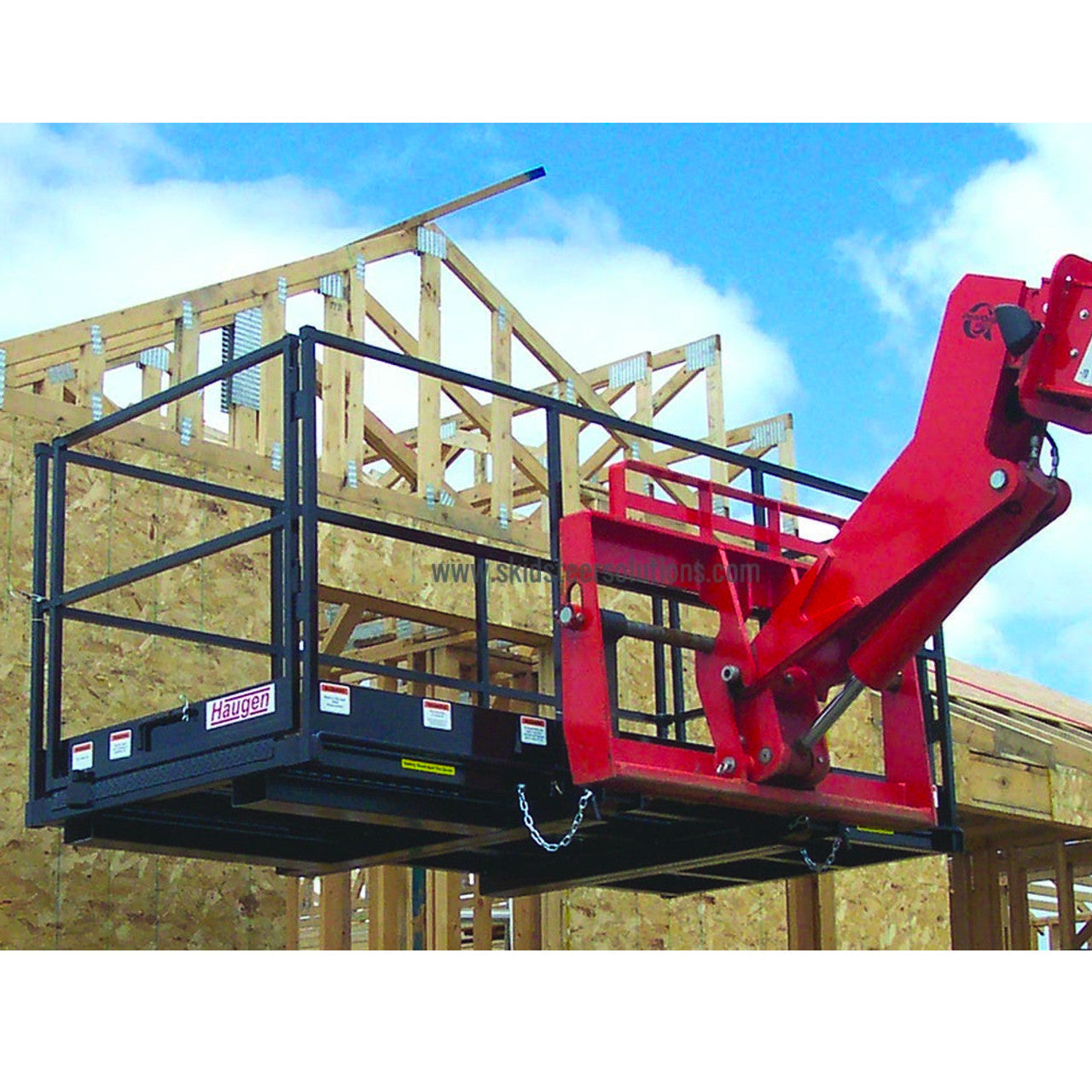 Telehandler Industrial Work Platform - Haugen Attachments