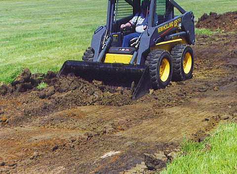 Heavy Duty High Capacity Fertilizer & Grain Skid Steer Bucket - Star Industries