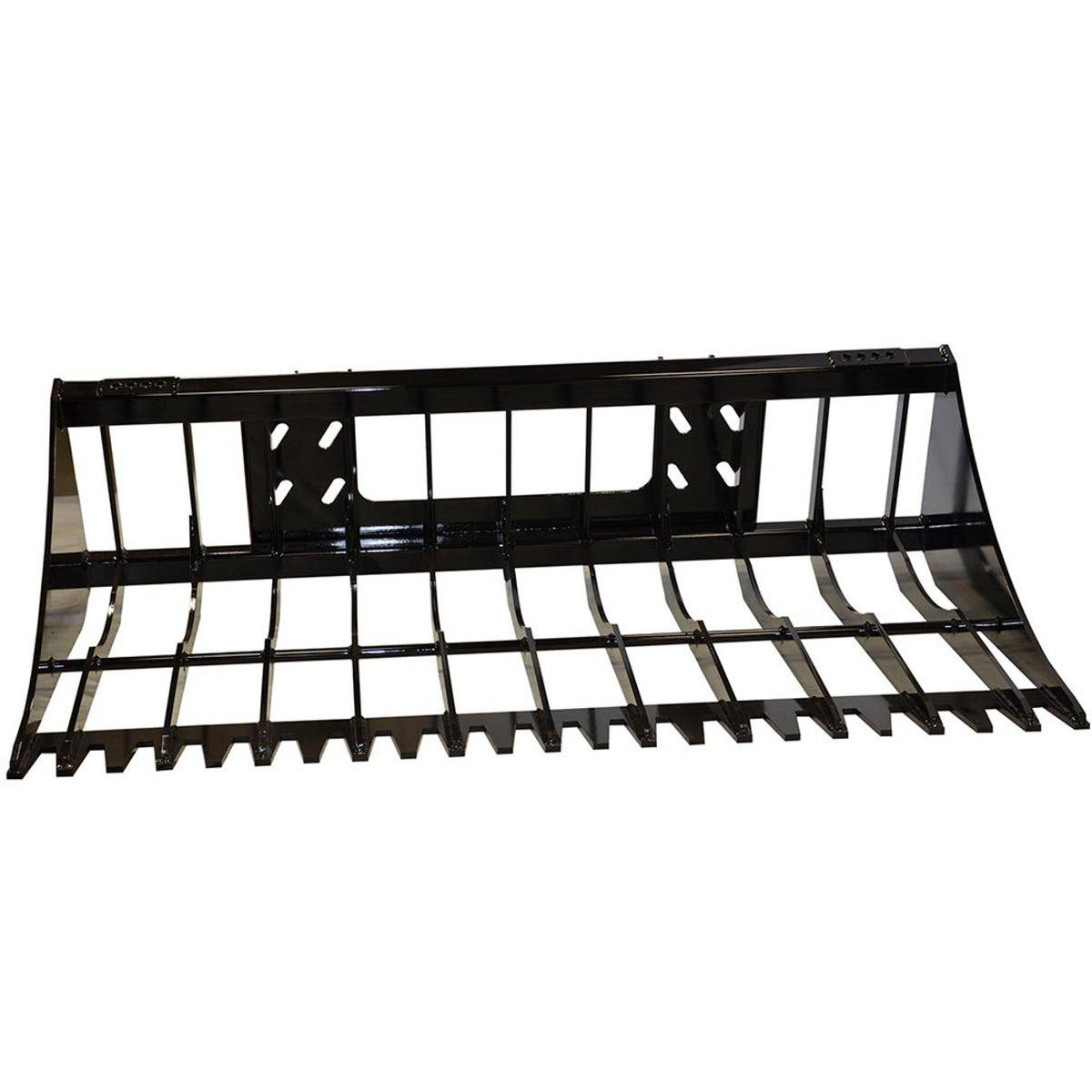 Heavy Duty Skid Steer 6" Spacing Rock Bucket - Top Dog Attachments