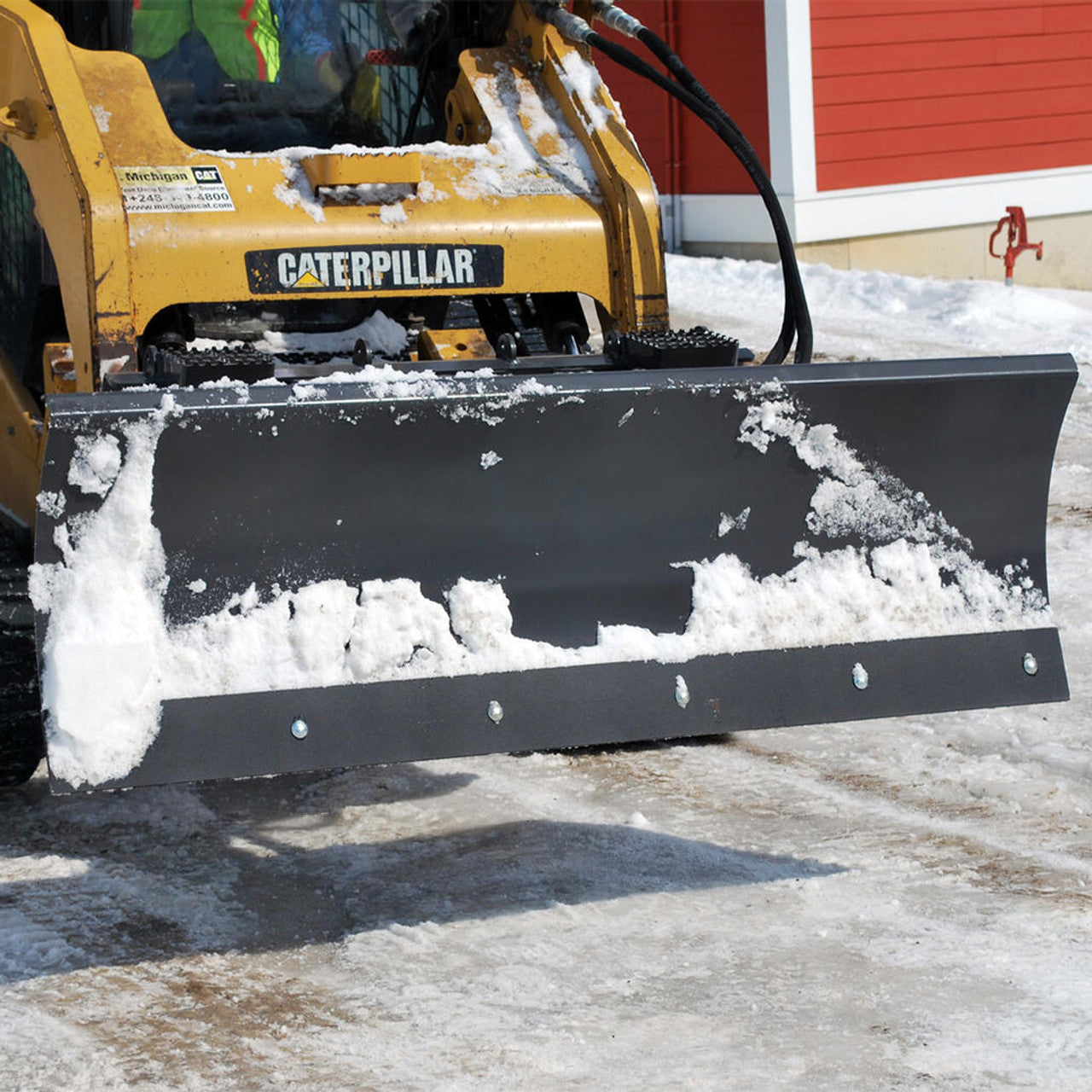 Hydraulic Angle Skid Steer Snow Blade Attachment | FFC By Paladin