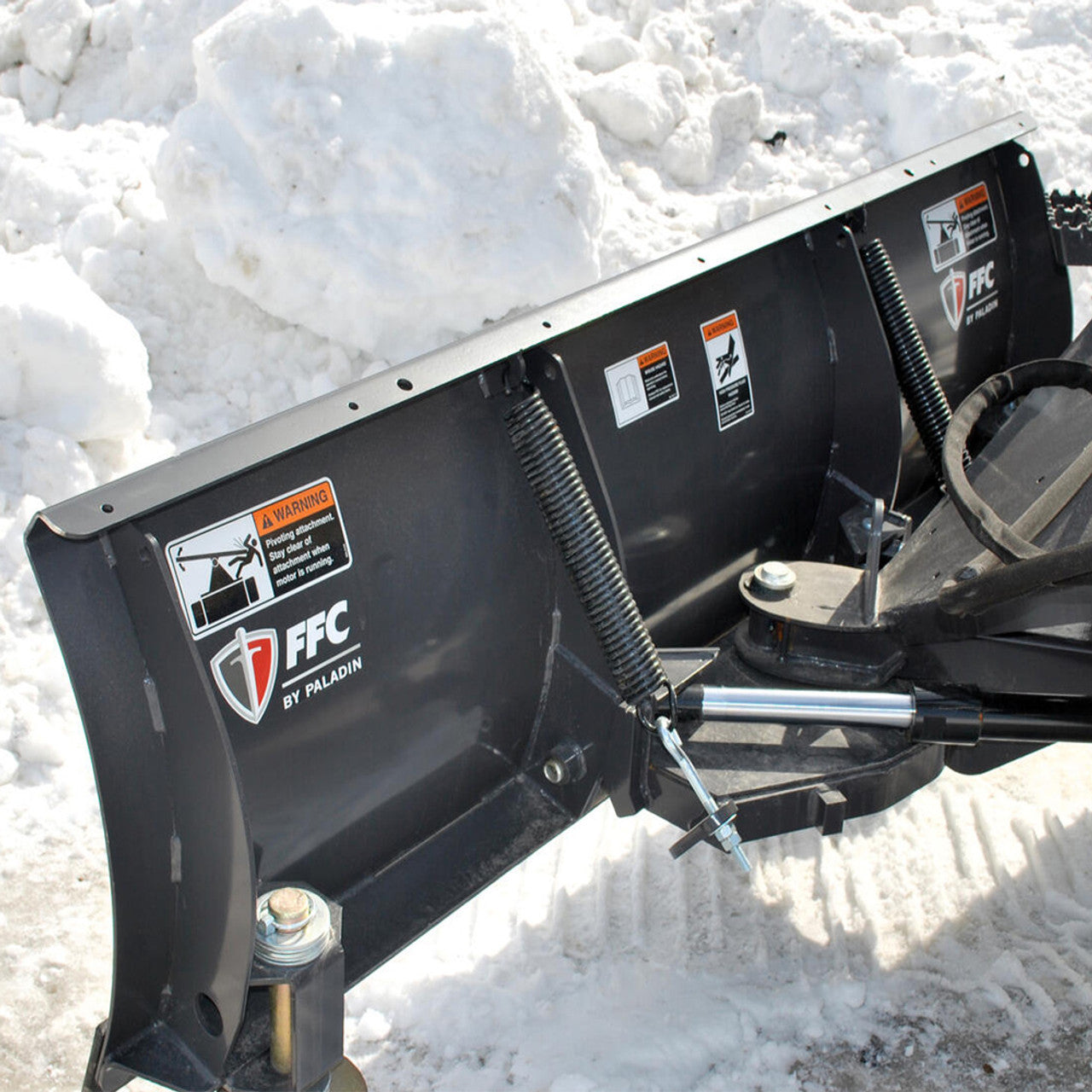 Hydraulic Angle Skid Steer Snow Blade Attachment | FFC By Paladin