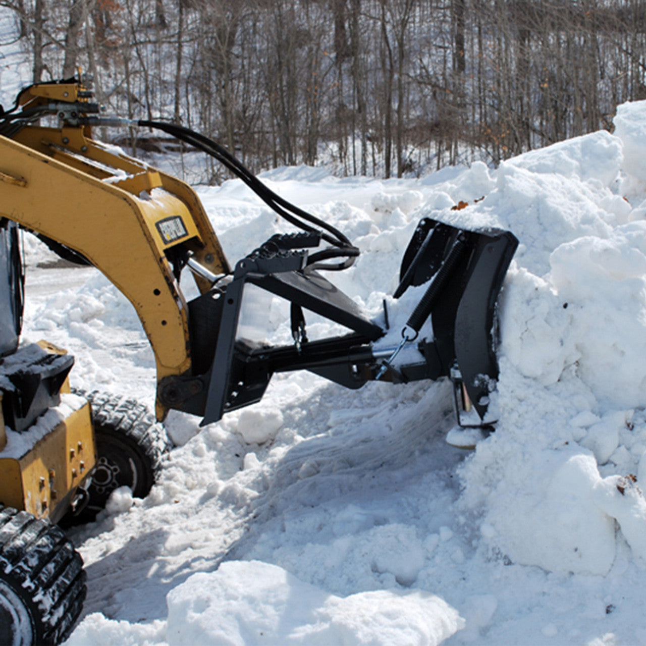 Hydraulic Angle Skid Steer Snow Blade Attachment | FFC By Paladin