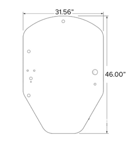 John Deere Cab Door Glass | Depco