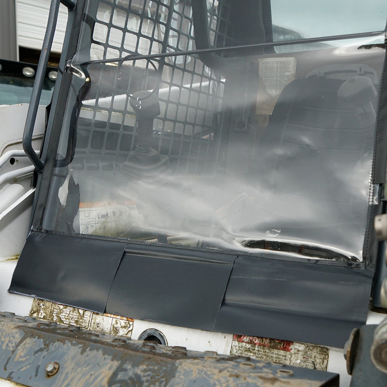 Window Skids John Deere Replacement Cab Enclosure Nylon w Door & Side Window - Skid ...