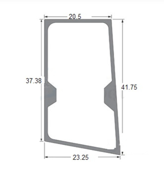 John Deere Wheel Loader Cab Door Glass (Right Hand) | Depco